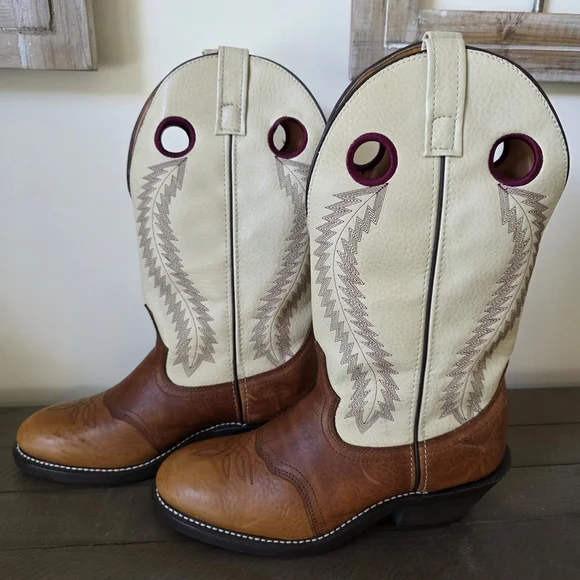 Laredo Western Leather Boots - Mens Size 9.5 - Picture 2 of 11